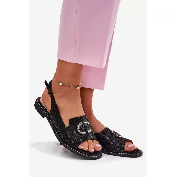  Dámské sandály S.BARSKI KV51-096 BLACK 