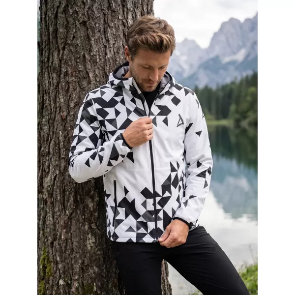  Pánská softshellová bunda premium ALTISPORT VOJ/ALM108JACK01 BÍLÁ 