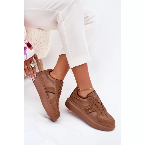  Dámské tenisky LOPEZ JUST DARE SS2D4005 BROWN/BEIGE 