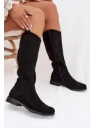 Dámské kozačky S.BARSKI HY61-8022 BLACK