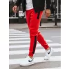 Pánské kalhoty DSTREET ČERVENÁ