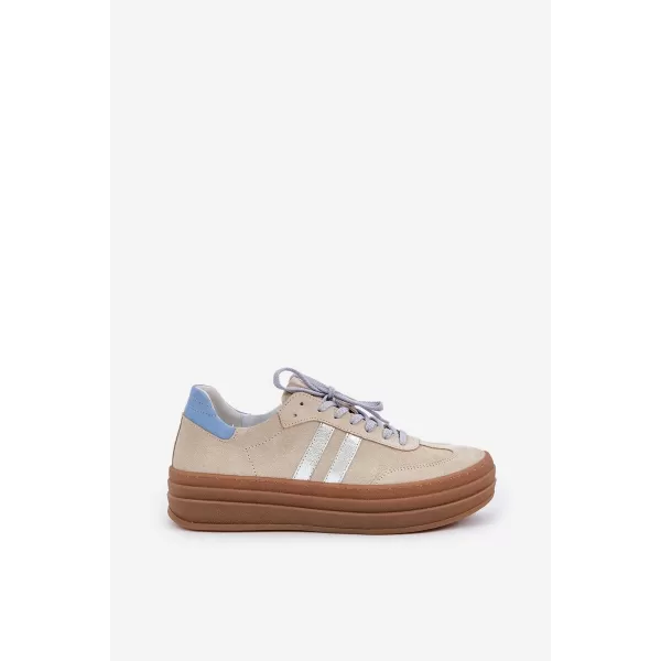  Dámské boty ZAZOO N1068S4 BEIGE 