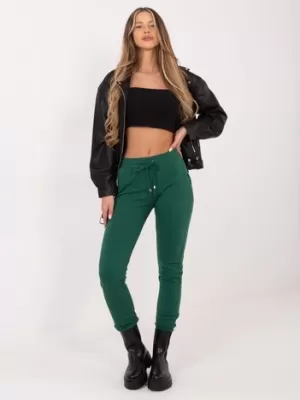 Dámské tepláky BASIC FEEL GOOD RV-DR-5040.02X DARK GREEN