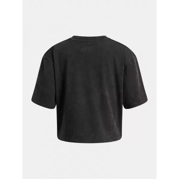  Dívčí triko UNDER ARMOUR UA G RIVAL WASH SS 6011673-001 ČERNÁ 