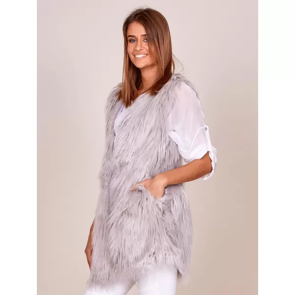  Dámská vesta WOOL FASHION ITALIA AT-KZ-173501A-1.12P LIGHT GREY 