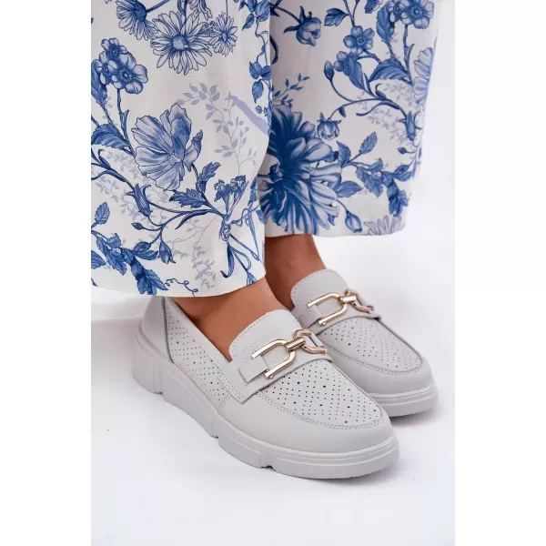  Dámské mokasíny VINCEZA 88007 WHITE 