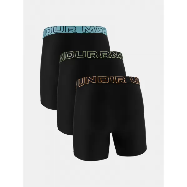 Pánské boxerky UNDER ARMOUR M UA PERF TECH 6IN (3KS) 1383878-003 ČERNÁ 