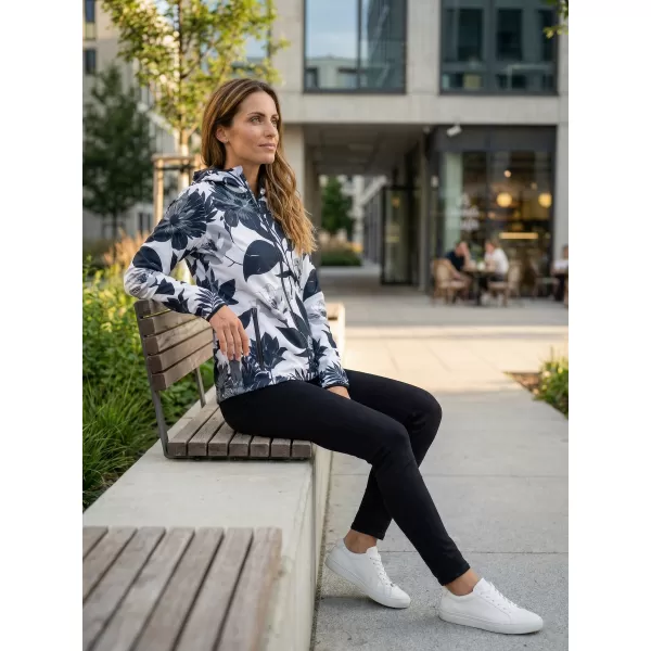  Dámská softshellová bunda premium ALTISPORT VOJ/ALW115JACK01 ČERNÁ/BÍLÁ 