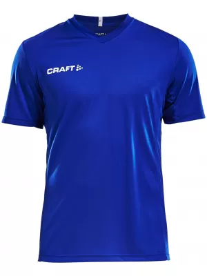 Pánské sportovní tričko s výstřihem do V CRAFT TW Squad Go Jersey Solid M KLUBOVÁ KOBALTOVÁ