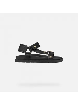 Dívčí sandály GEOX SANDAL FOAMMENTERA J65P0D000BCC9999 ČERNÁ