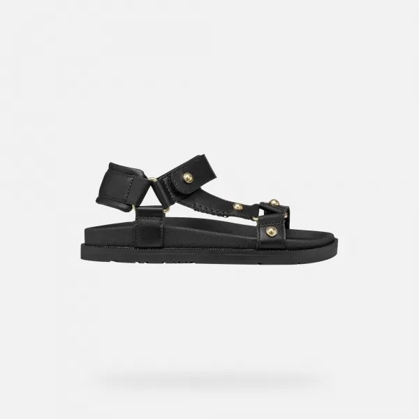  Dívčí sandály GEOX SANDAL FOAMMENTERA J65P0D000BCC9999 ČERNÁ 