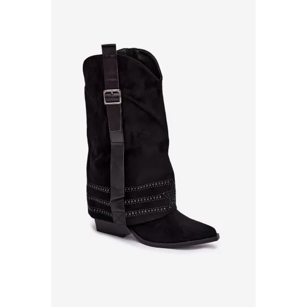  Dámské kozačky BOTO CAMILORA 40916 BLACK 