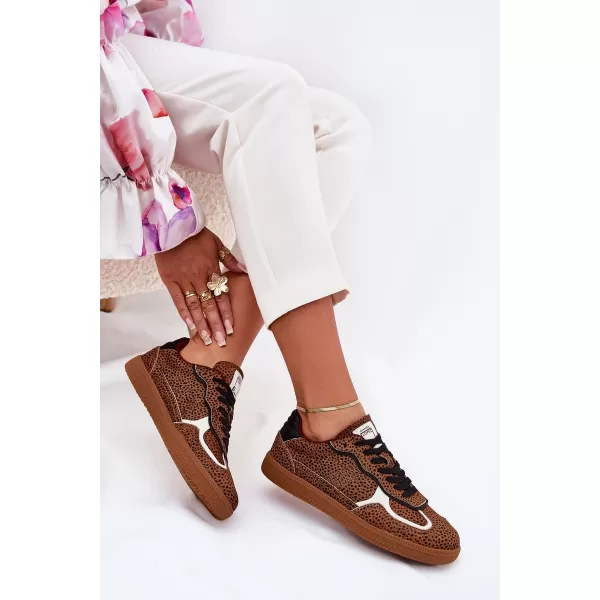  Dámské tenisky LOPEZ JUST DARE SS2D4016 BROWN/BEIGE 