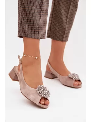 Dámské sandály D&A CR61-3030 BEIGE