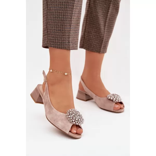  Dámské sandály D&A CR61-3030 BEIGE 