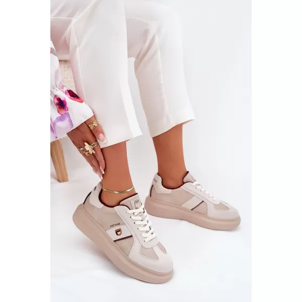  Dámské tenisky LOPEZ JUST DARE SS2D4003 BEIGE 