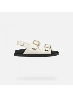 Dívčí sandály GEOX SANDAL FOAMMENTERA J65P0A000BCC1058 SMETANOVÁ