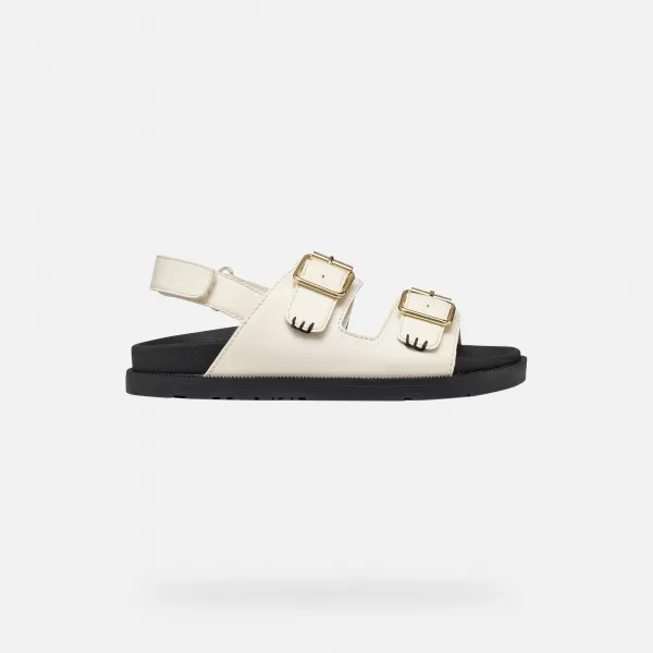  Dívčí sandály GEOX SANDAL FOAMMENTERA J65P0A000BCC1058 SMETANOVÁ 