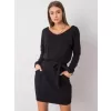 Dámské šaty RUE PARIS RV-SK-6037.18X NOIRE