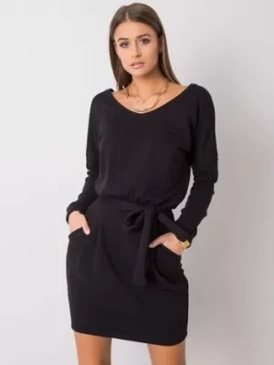 Dámské šaty RUE PARIS RV-SK-6037.18X NOIRE
