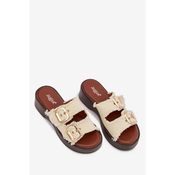  Dámské pantofle BOTO RENELISSE 41325 BEIGE 