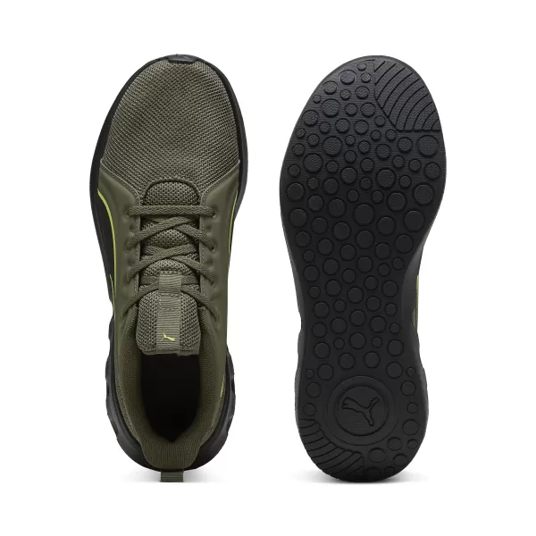  Boty PUMA SOFTRIDE CARSON 310154_22 LODEN GREEN/BLACK/LUX LIME 