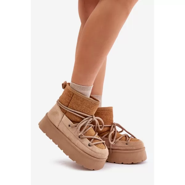  Dámské sněhule BOTO MAVORA 34284 KHAKI 