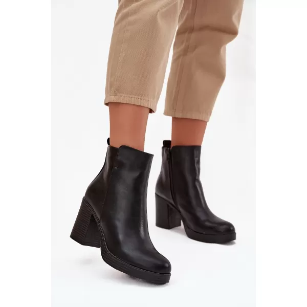  Dámské kozačky BOTO RYSELLE 40501 BLACK 