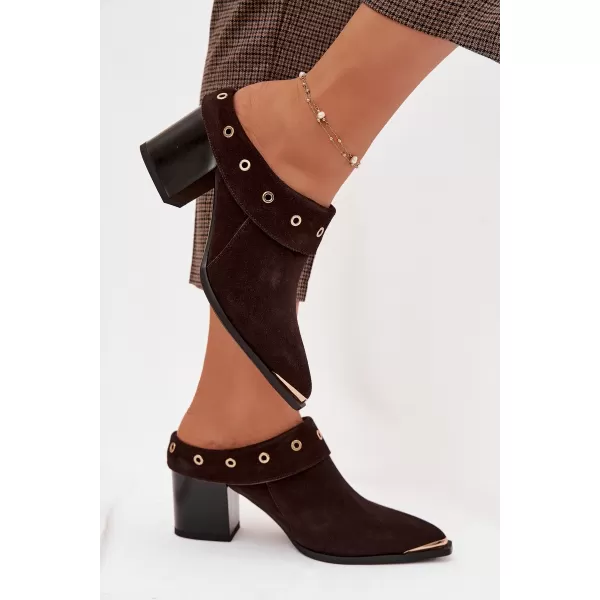  Dámské boty D&A CR61-3059 BROWN 