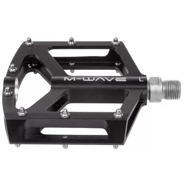  Pedály M-WAVE FLAT STANDARD ZÁVIT 9/16 ČERNÁ 