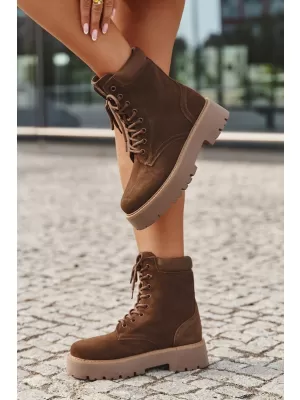 Dámské boty BIG STAR SS274792 BROWN/BEIGE