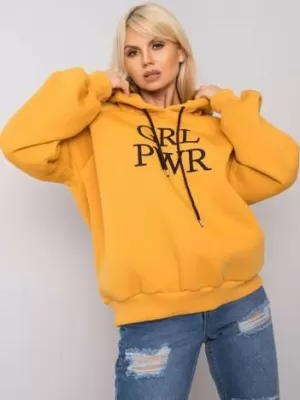 Dámská mikina EX MODA EM-BL-651/3.39X DARK YELLOW