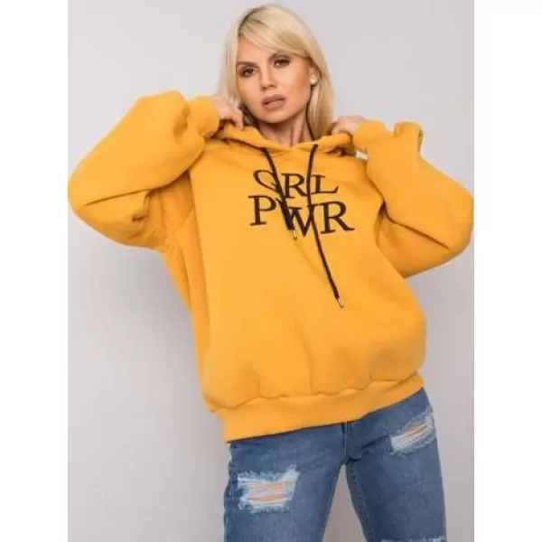  Dámská mikina EX MODA EM-BL-651/3.39X DARK YELLOW 