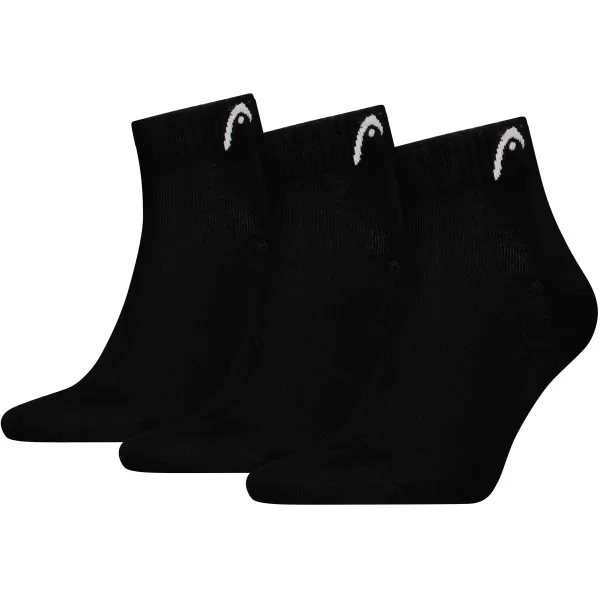  Ponožky HEAD ALL SPORTS TRAINING QUARTER 3P 701229017 BLACK 