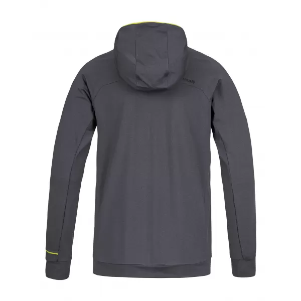 Pánská mikina HANNAH ETHAN HOODY BLACK OYSTER MEL 