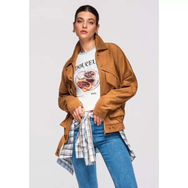  Dámská bunda LARICA OW-JAFL-0122 CAMEL 