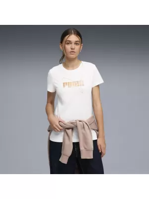 Dámské triko PUMA ESS LOGO LAB TEE 691824_02 PUMA WHITE