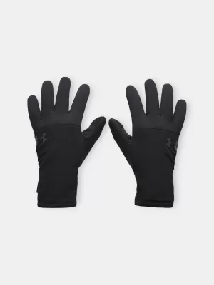 Pánské rukavice UNDER ARMOUR M'S STORM FLEECE GLOVES 6000391-001 ČERNÁ