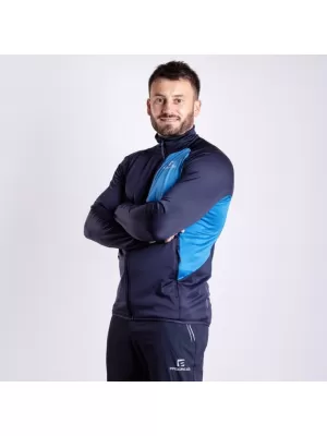Pánská mikina PROGRESS FORBES ČERNOMODRÁ ČERNOMODRÁ