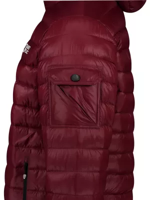 Pánská zimní bunda NORDBLANC SNARL NBWJM8260 VÍNOVÁ