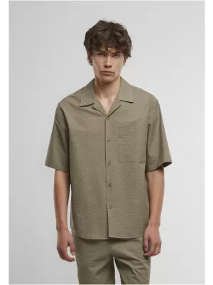 Pánská košile URBAN CLASSICS TB6409 PALE OLIVE