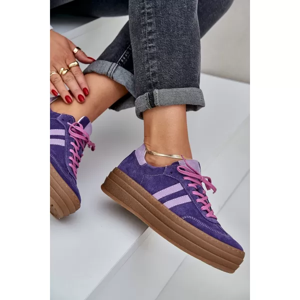  Dámské boty ZAZOO N1068S4 PURPLE 