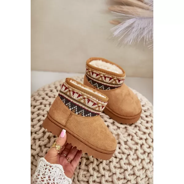  Dětské boty BOTO MIRIRAE 34582 CAMEL 