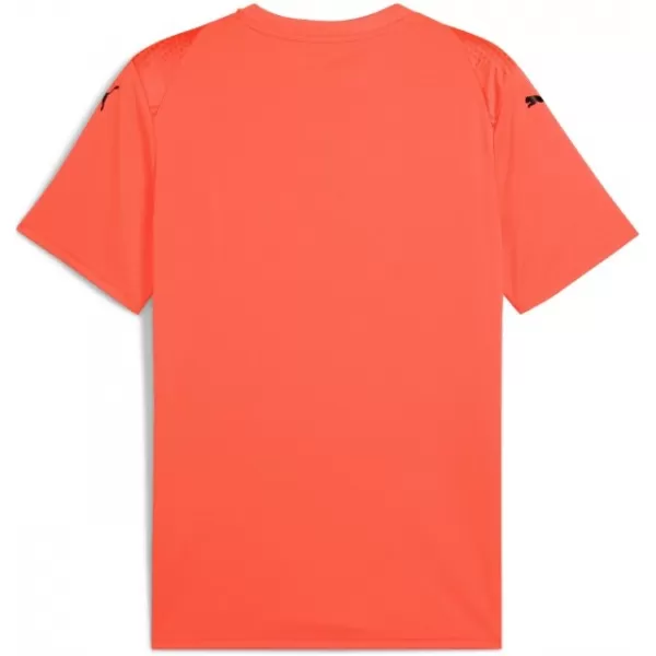  Pánské funkční triko PUMA TEAMULTIMATE JERSEY 706280-38 NEON SUN/PUMA BLACK 