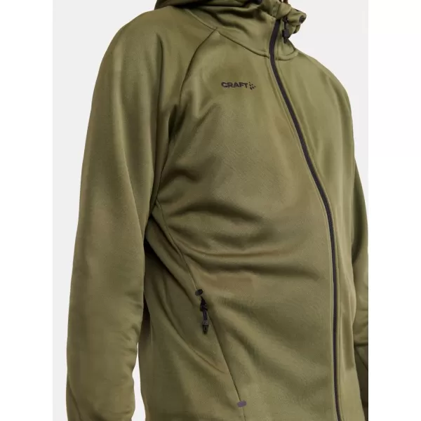  Pánská bunda s kapucí CRAFT Corp. ADV Unify Hoodie Jacket M LESNÍ 