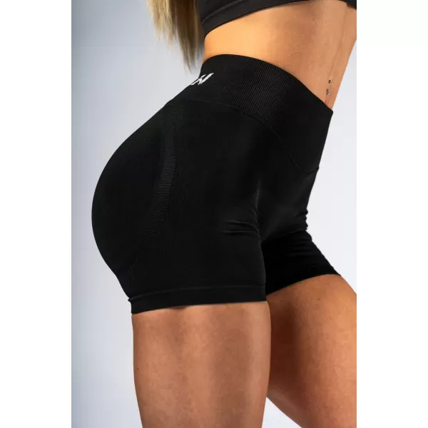  NEBBIA High-waist push-up šortky POWER 893 BLACK 