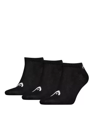 Ponožky HEAD ELEMENTS ALL SPORTS SNEAKER 3P 701229011 BLACK