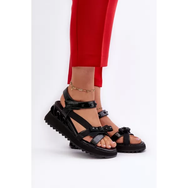  Dámské sandály D&A CR956 BLACK 