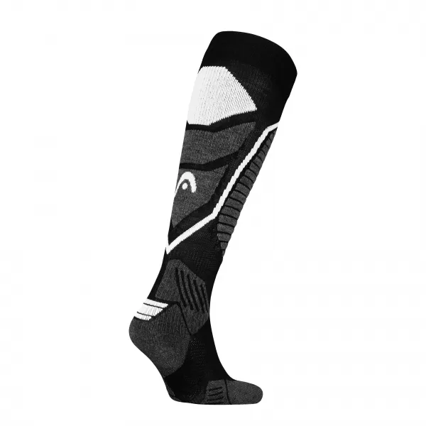  Ponožky HEAD SKI PERFORMANCE KNEEHIGH 1P BLACK/DARK GREY 