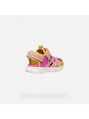 Dívčí sandály GEOX SANDAL AIRADYUM J55MTB01454C8063 RŮŽOVÁ